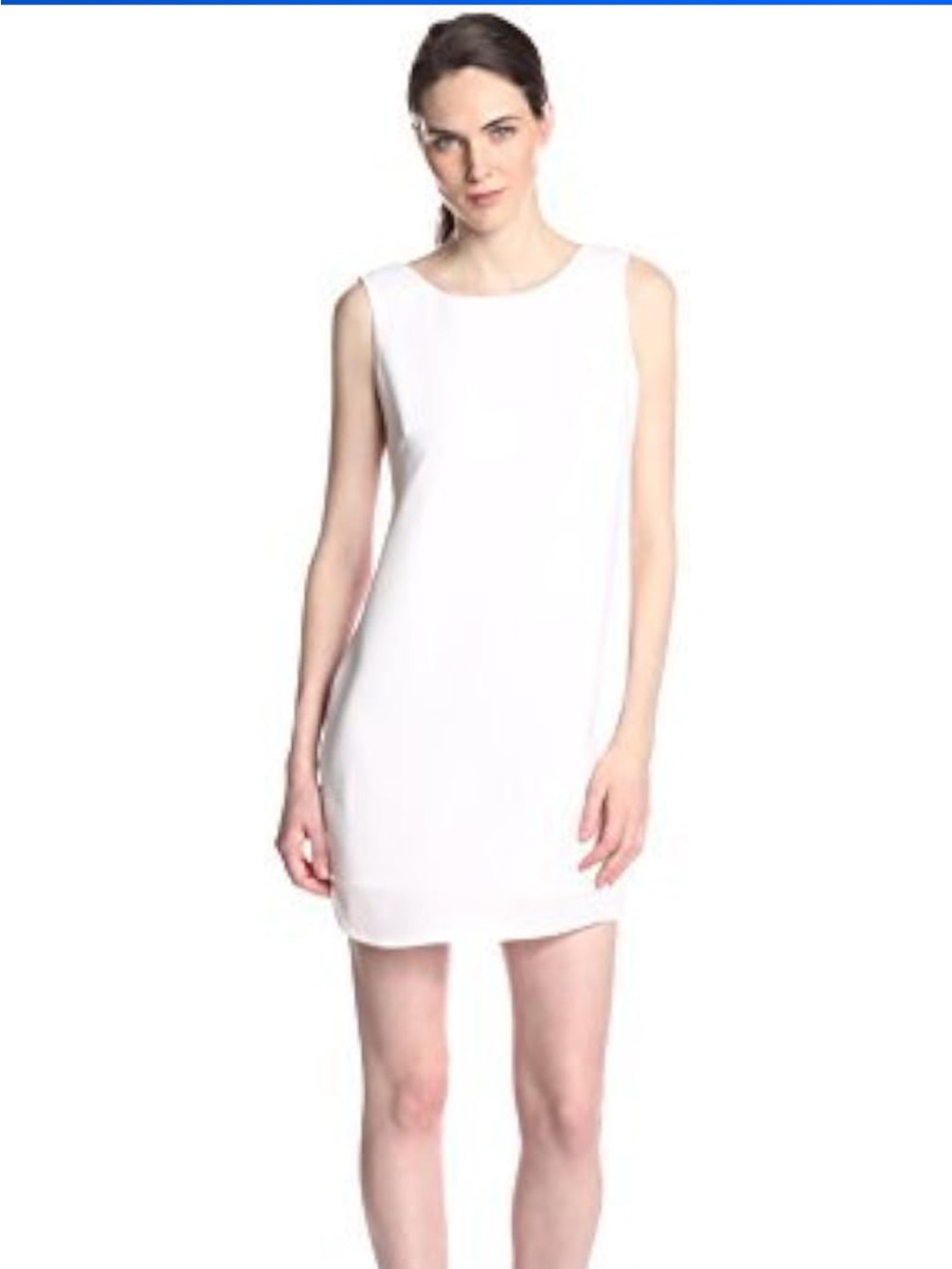 BCBGMAXAZRIA Women's Ellie Sleeveless Cowl Back Shift Dress